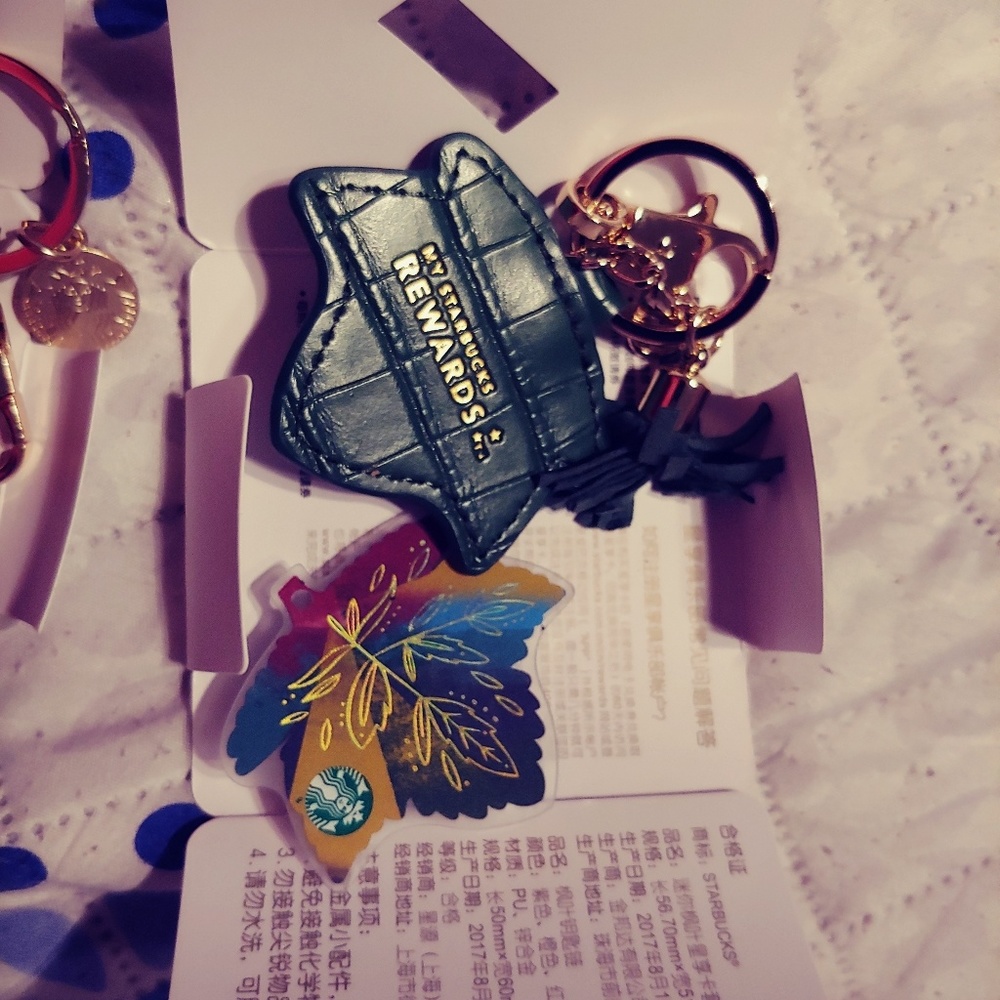 Starbucks rewards keychain